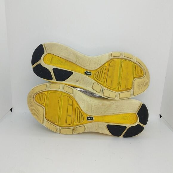 Nike Lunarlon Live Strong Womens Pre-owned Gray/Yellow Sneakers - sz. 7 - Picture 5 of 6